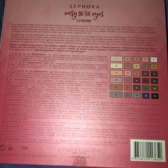 Sephora Easy on the Eyes eyeshadow palette - Picture 7 of 7